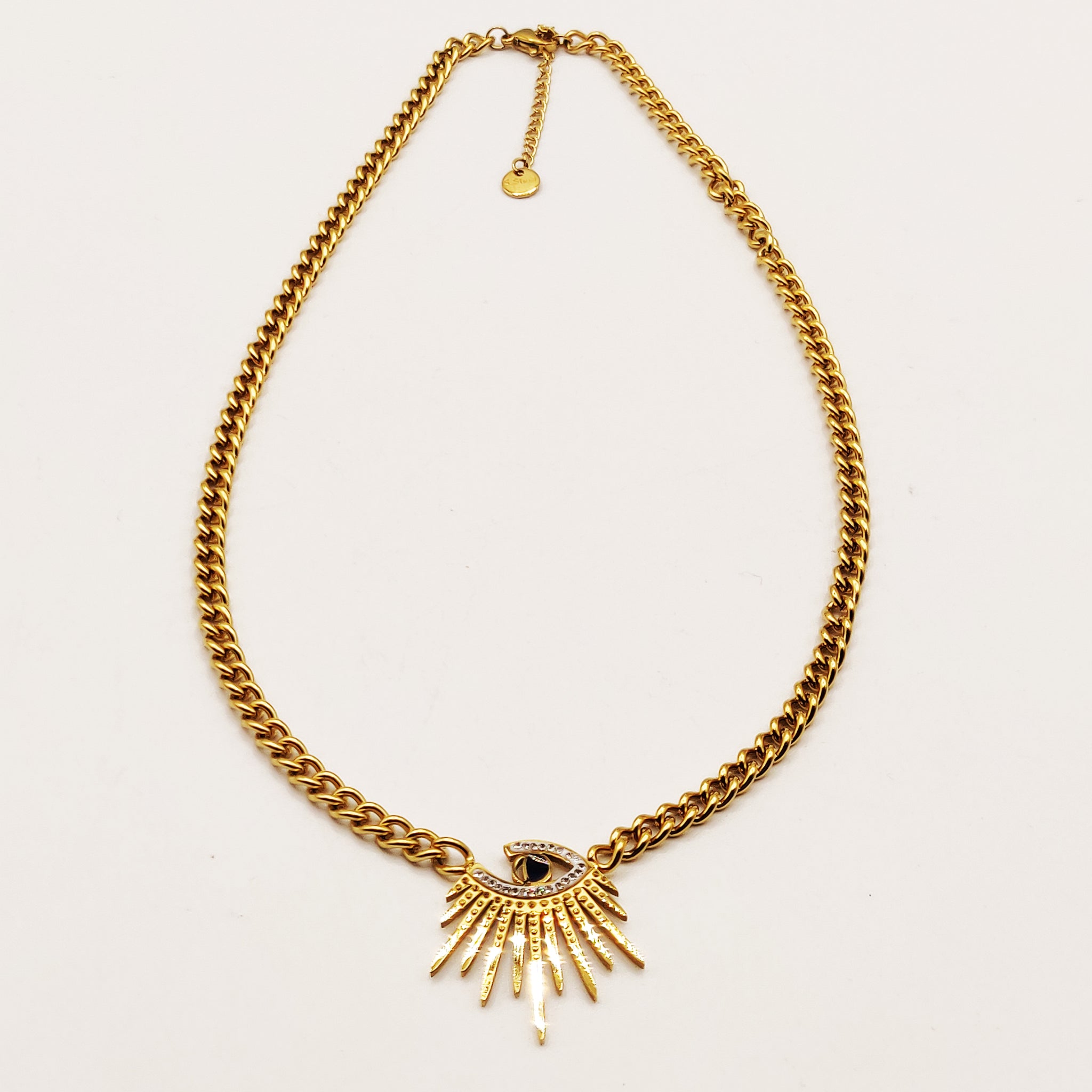 Collier Tresse Oeil Fashion Luxe