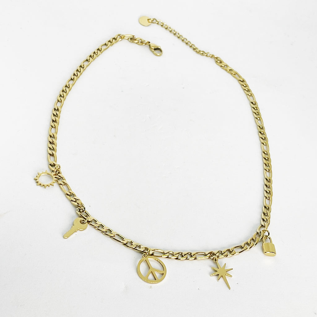 Collier Tresse Peace And Love