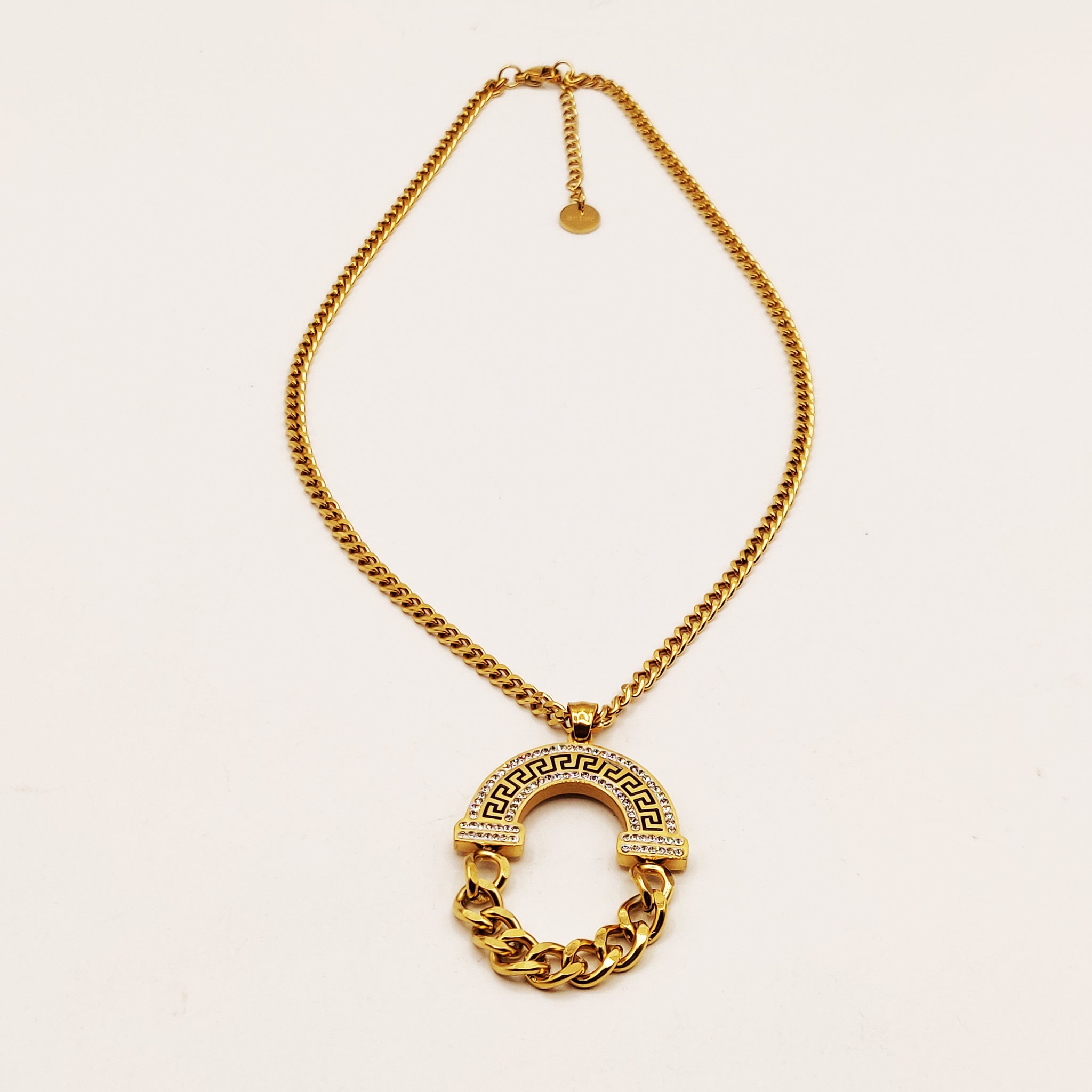 Collier Tresse Pendentif Tresse V Luxe