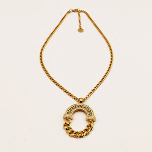Collier Tresse Pendentif Tresse V Luxe