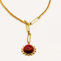 Collier Tresse Soleil Carmin Descendant