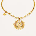 Collier Tresse Soleil En Étoiles Luxe
