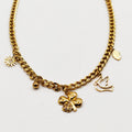 Collier Tresse Trèfle et Multi Pendentifs Luxe