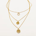 Collier Triple Eden et Cercle Cristaux