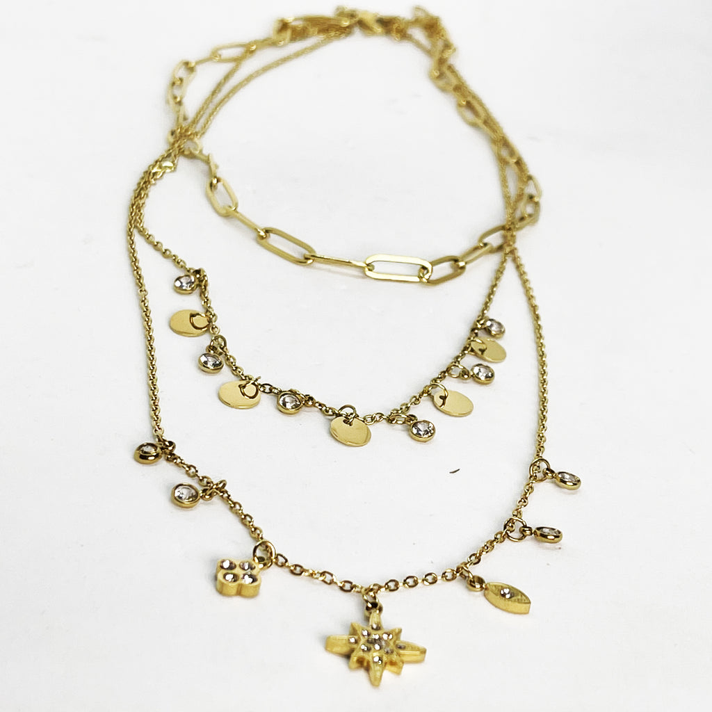 Collier Triple Incroyable
