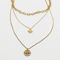 Collier Triple Pendentif Étoile du Nord