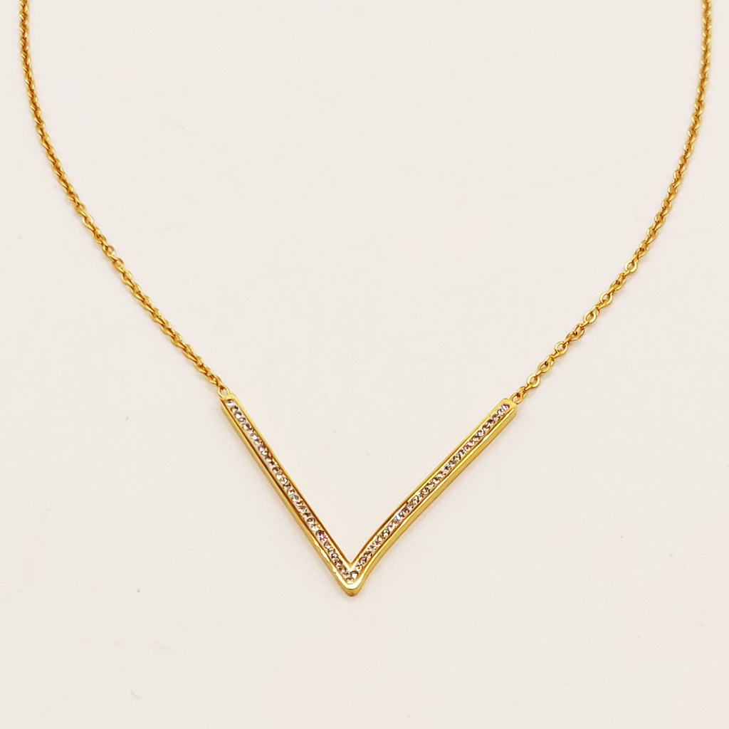 Collier V Luxe Simple