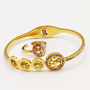 Ensemble Bracelet et Bague Multi Eden Luxe