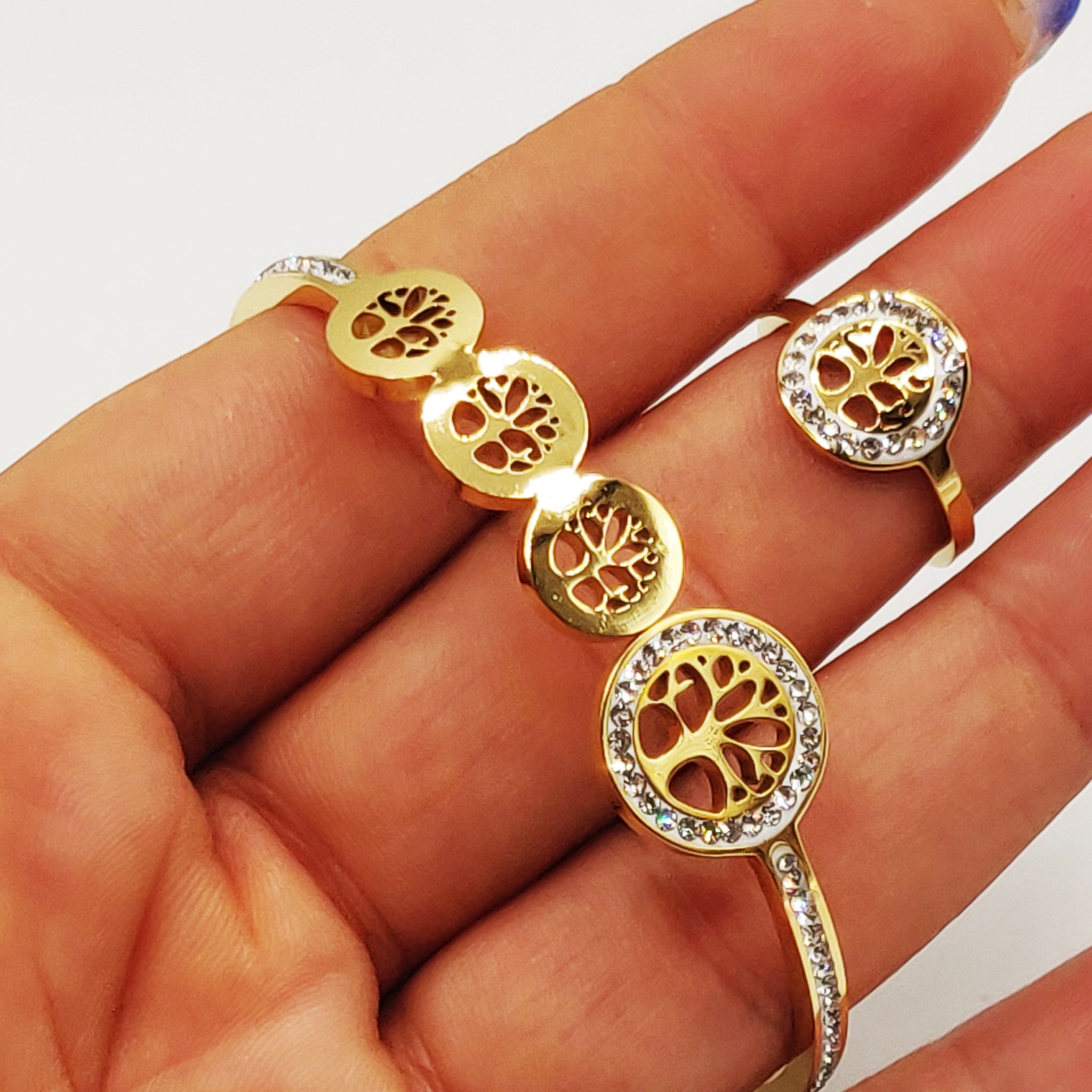Ensemble Bracelet et Bague Multi Eden Luxe
