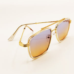 Lunettes CV2551 Bleues et Moutardes