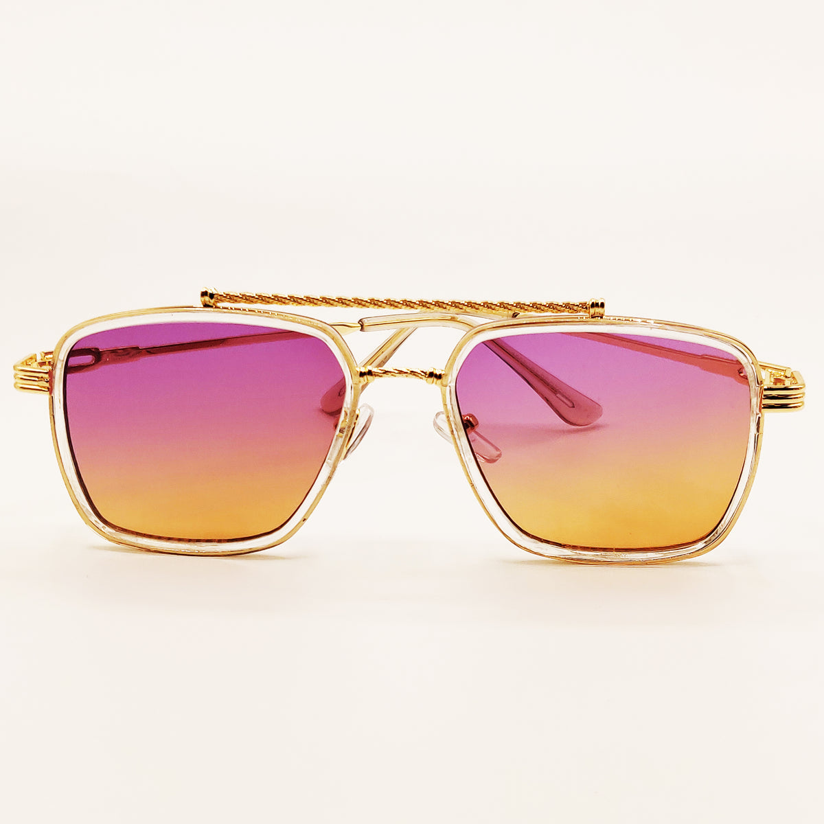 Lunettes de Soleil CV2551 Violettes et Moutardes