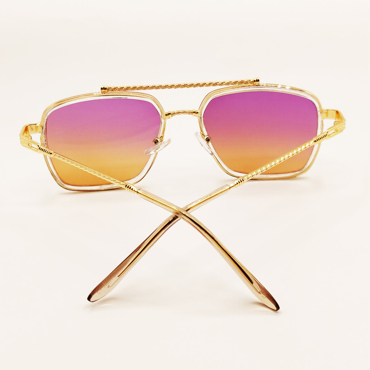 Lunettes de Soleil CV2551 Violettes et Moutardes