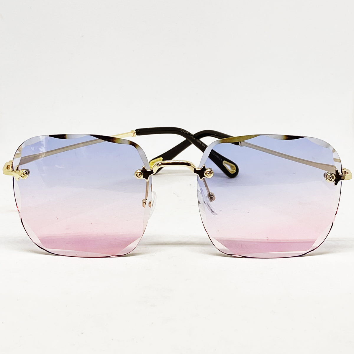 Lunettes de Soleil CV2557 Bleues et Roses