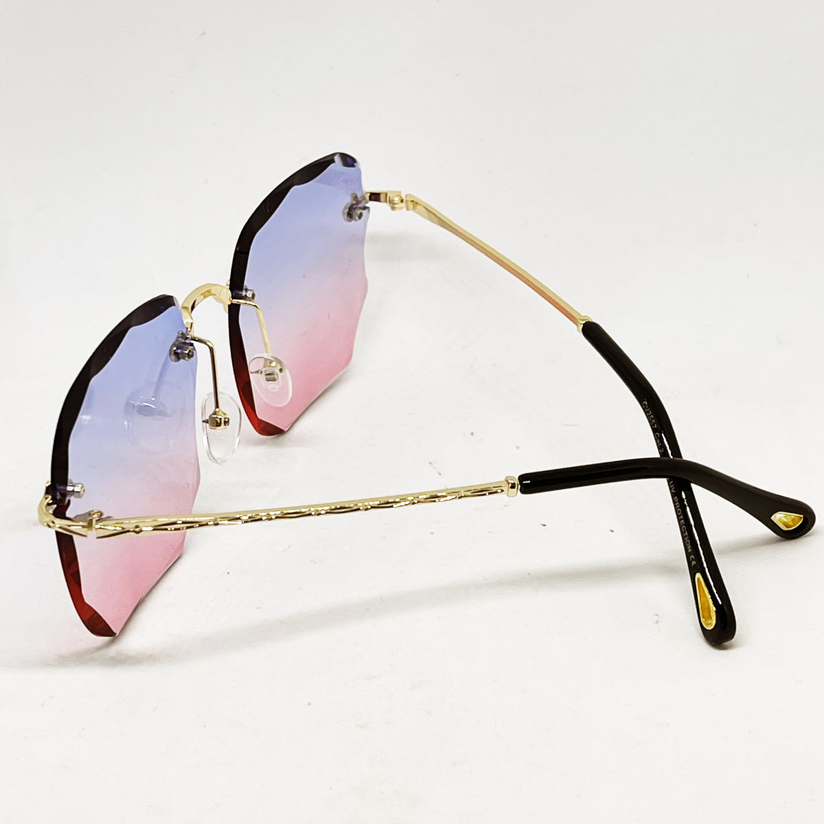 Lunettes de Soleil CV2557 Bleues et Roses