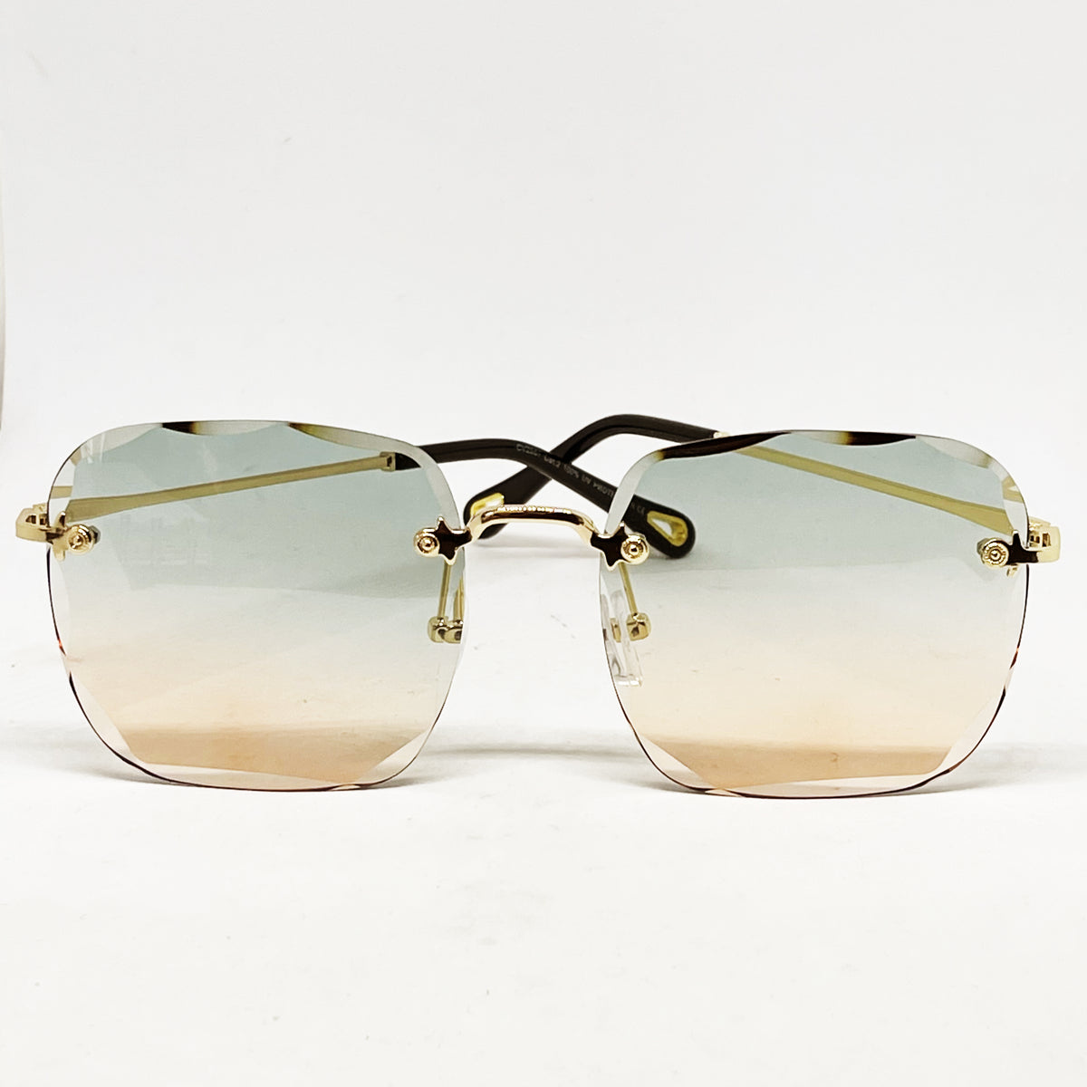 Lunettes de Soleil CV2557 Vertes et Oranges