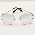 Lunettes de Soleil CV2596 Bleues et Roses