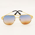 Lunettes de Soleil CV2319 Bleues et moutardes