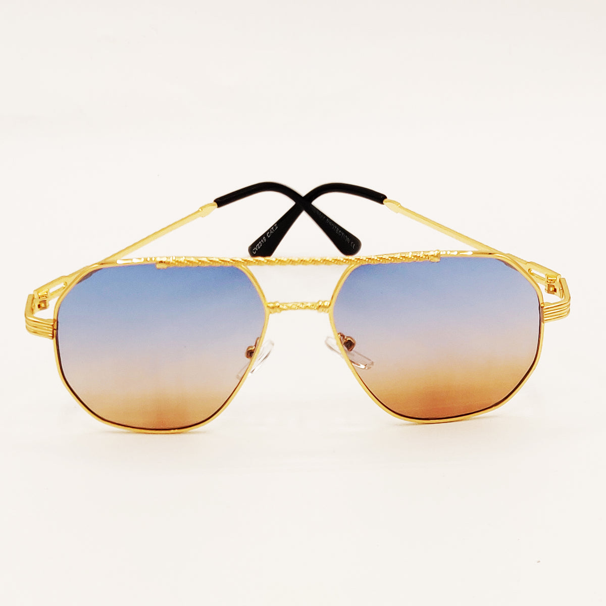 Lunettes de Soleil CV2319 Bleues et moutardes