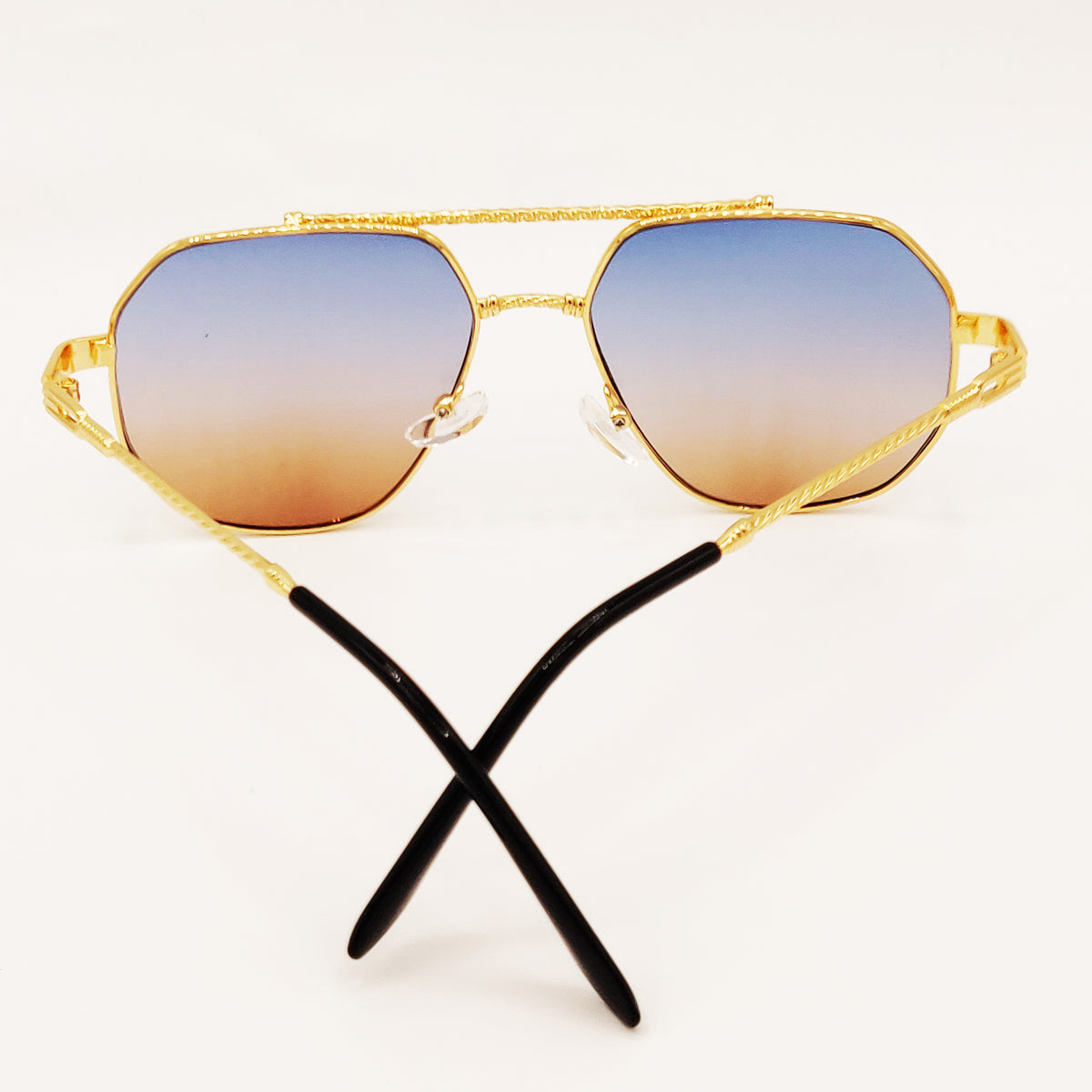 Lunettes de Soleil CV2319 Bleues et moutardes