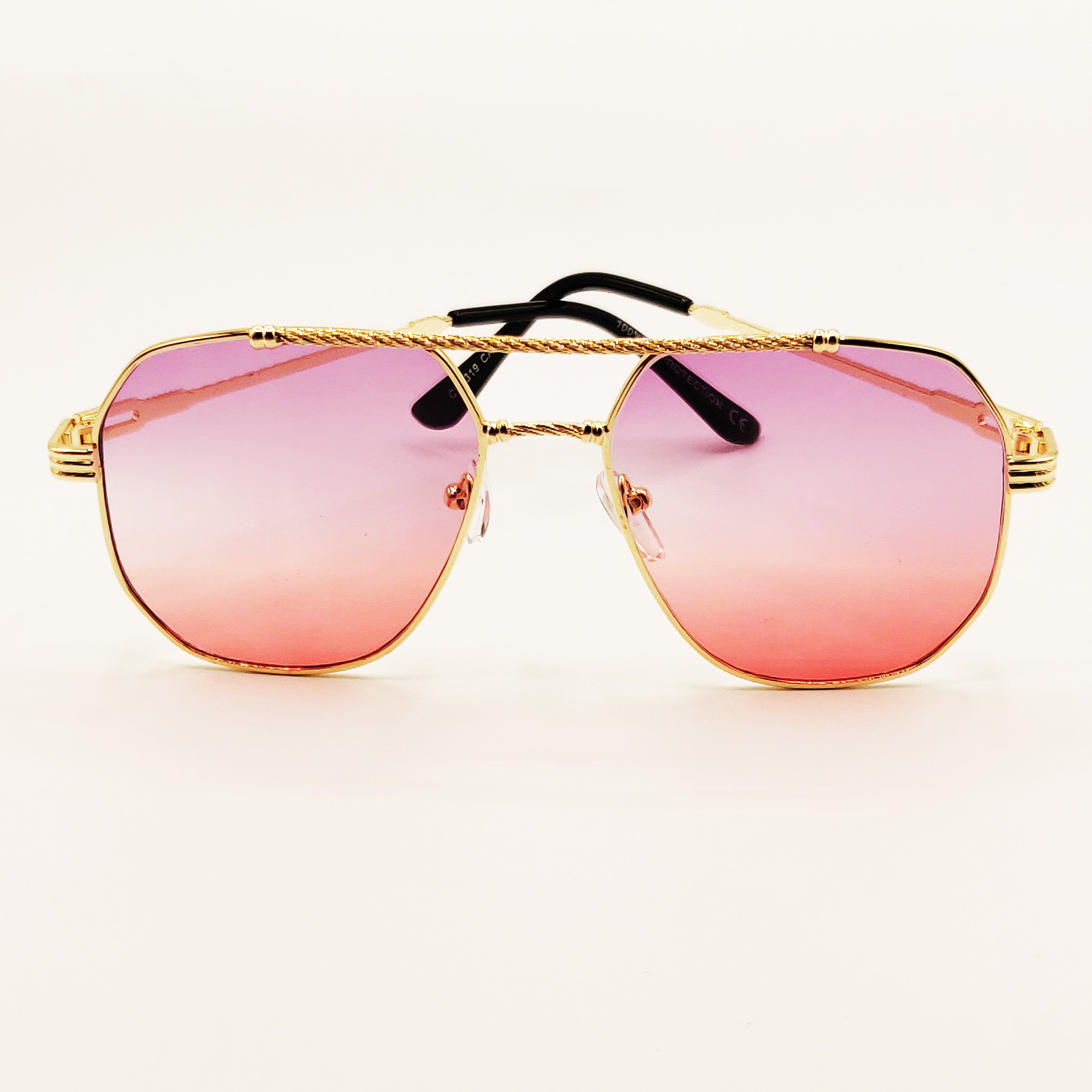 Lunettes de Soleil CV2319 Violettes et Roses