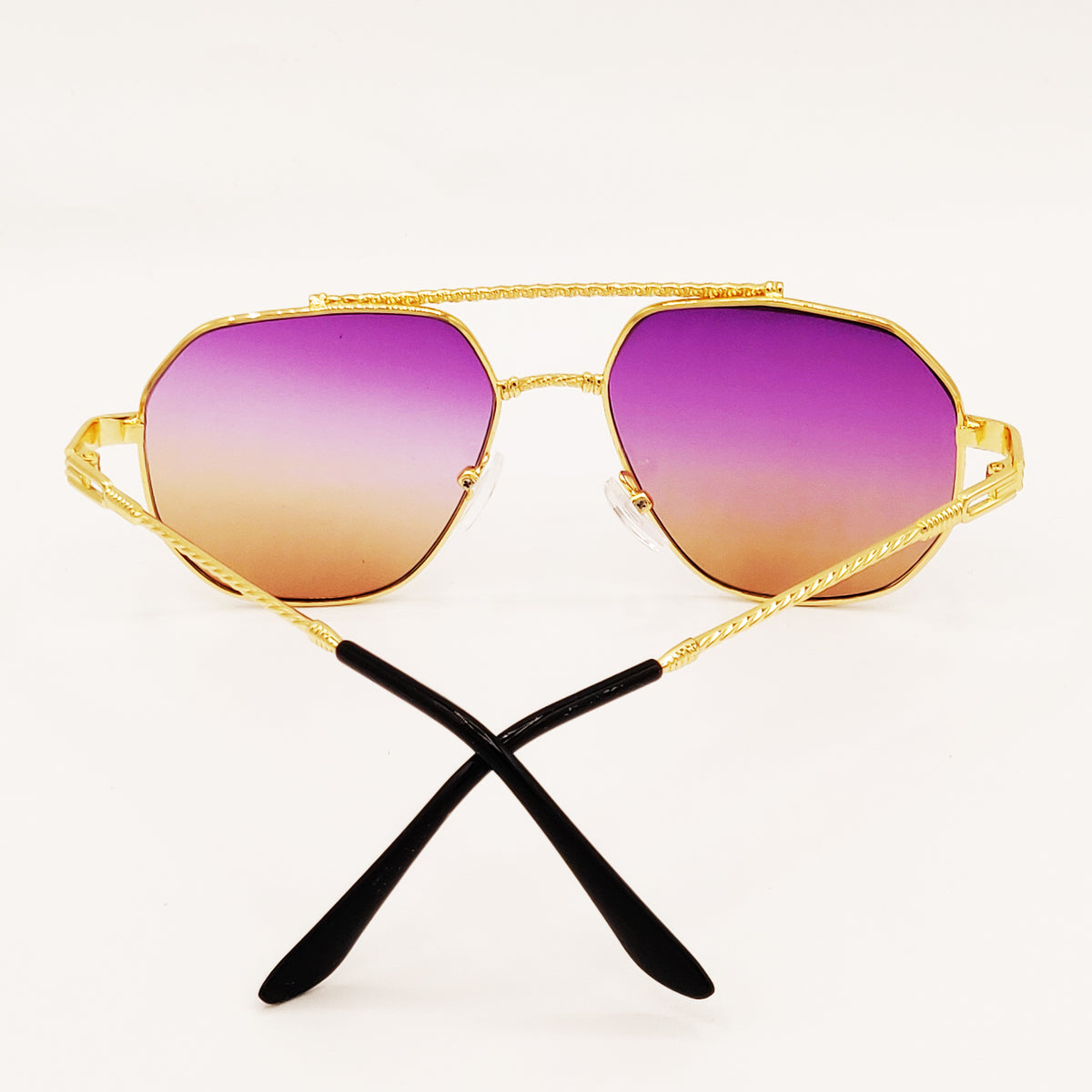 Lunettes de Soleil CV2319 Violettes et Moutardes