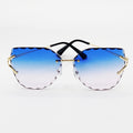 Lunettes de Soleil CV2514 Bleues et Roses