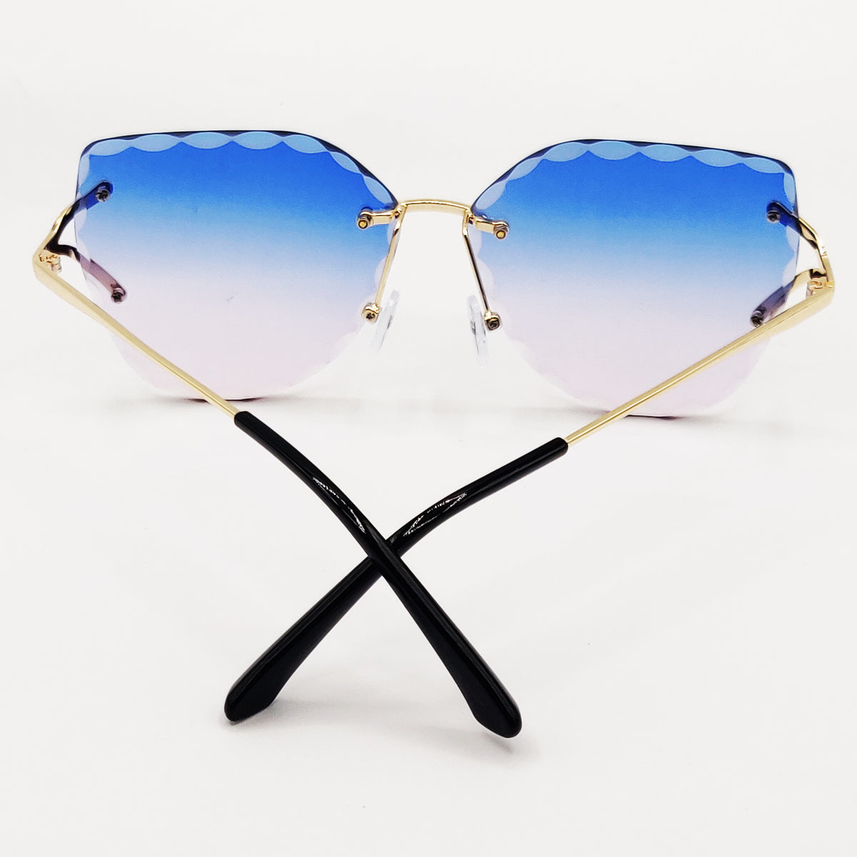 Lunettes de Soleil CV2514 Bleues et Roses