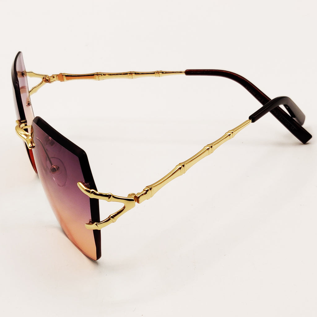 Lunettes de Soleil CV2596 Violettes et Oranges