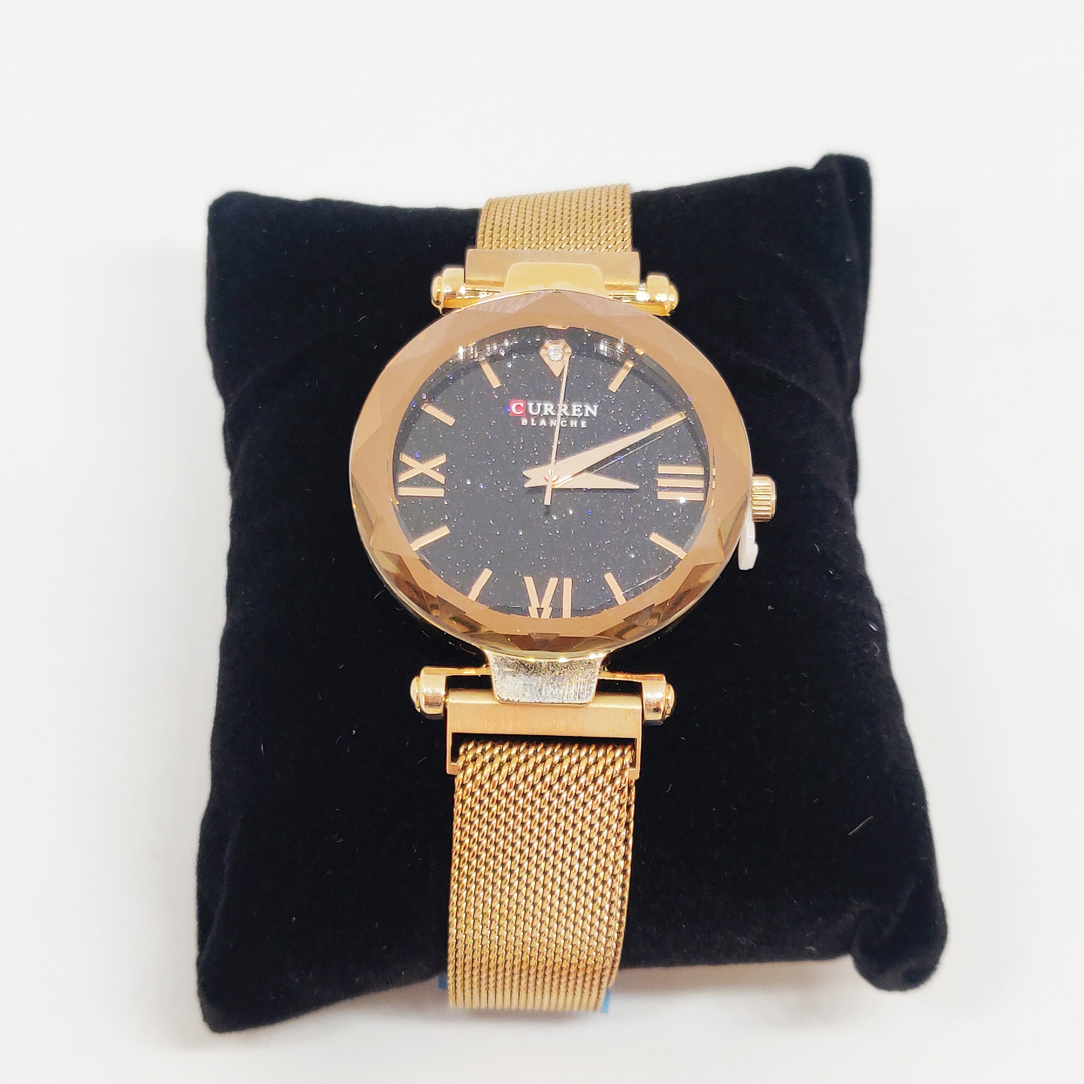 Montre Curren C9063L Rose Gold (Cadran en forme de diamant)