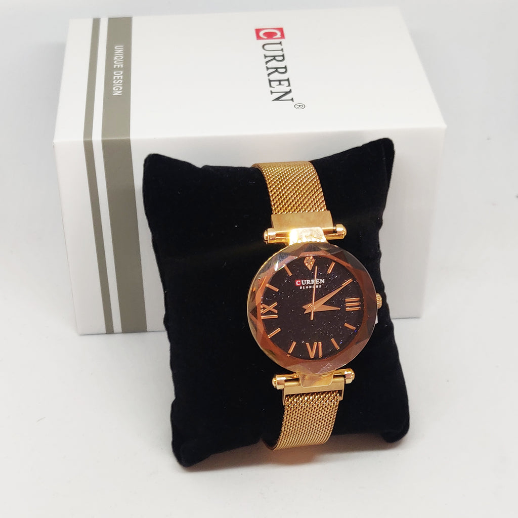 Montre Curren C9063L Rose Gold (Cadran en forme de diamant)