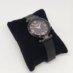 Montre Curren C9063L Noire (Cadran en forme de diamant)