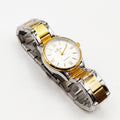 Montre Giorgio & Dario EU4558 Fond Blanc Bracelet Argenté et Doré