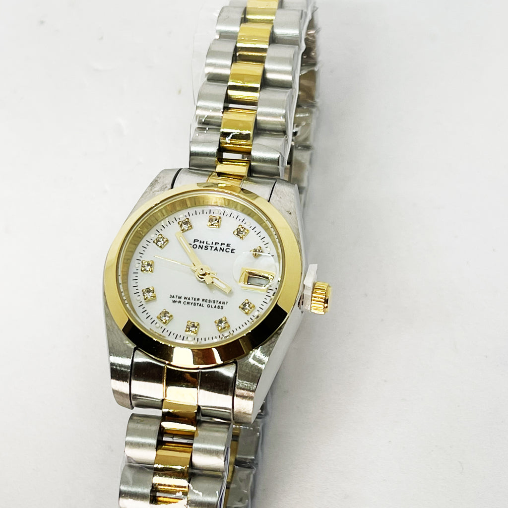 Montre Philippe Constance PH82005S Fond Blanc Nacré