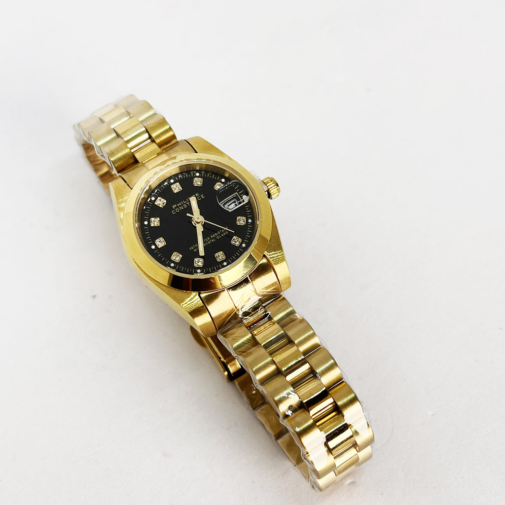 Montre Philippe Constance PH82005S Doré Fond Noir